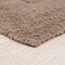 Hastings Home 2-piece 100-percent Cotton Bathmat, Reversible, Soft, Absorbent Bathroom Rugs, Taupe 910930IRY - alternate 2